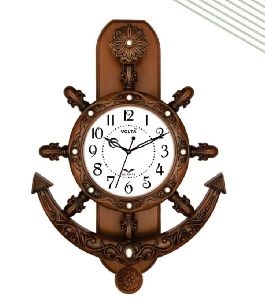 V-9 DLX Pendulum Collection Wall Clock