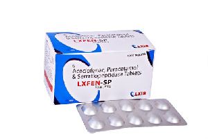ceclofenac Paracetamol  and Serratiopeptidase Tablets