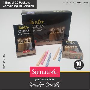 Twister Candles
