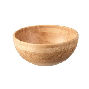 Round Wooden Bowl