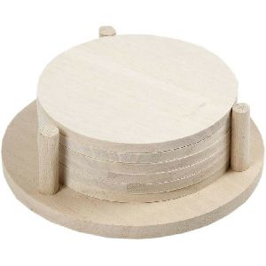 Wooden Round Coasters