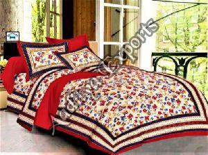 Jaipuri Print Double Bed Sheets