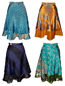 Silk Magic Wrap Skirts