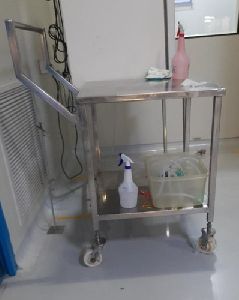 SS Hand Gloves Stand / Trolley