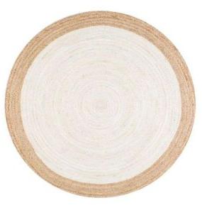 Plain 1100 Jute Round Rug, Color : Brown
