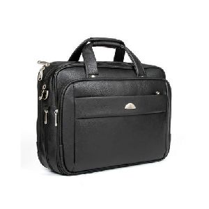 Leather Black Laptop Bags