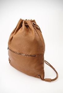 Leather Drawstring Bags