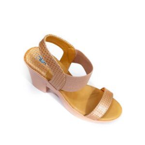 Ladies Peach Formal Sandals