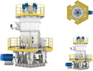 Vertical Grinding Mill For  Calcium Carbonate, Kaolin, Calcite, Barite, Talc, Gypsum, Limestone, Cal