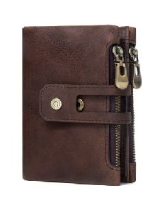 Leather Mens Trifold Wallet