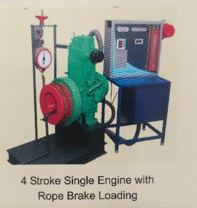 3 stroke single engine with rope break loading