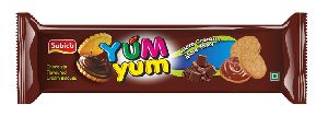 Chocolate Yum Yum Cream Biscuits