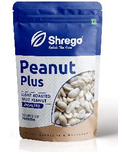SHREGO Peanut Plus Light Roasted Split Peanut Unsalted (200g Vacuum Packed)