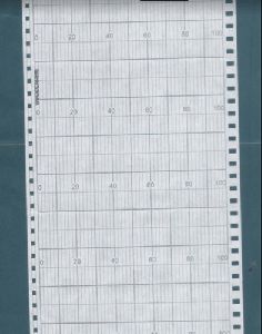 Strip Chart Recorder Paper, Color : White