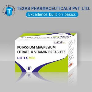 Potassium Megnesium Citrate And Vitamin B6 Tablet