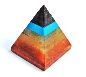 Natural 7 Chakra Pyramid