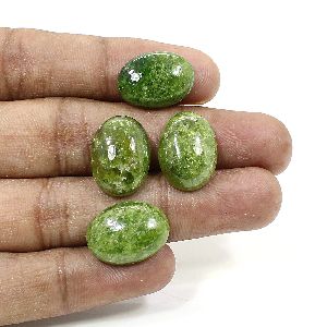 Green Heena Jasper Semi Precious Stone