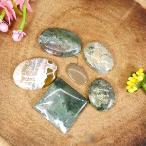 Moss Agate Semi Precious Stone