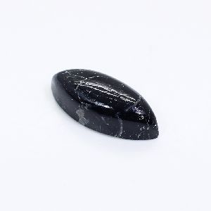 Natural Black Agate Semi Precious Stone