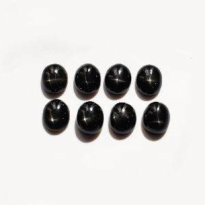 Natural Black Star Semi Precious Stone