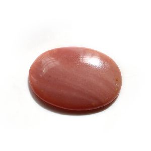 Natural Pink Opal Oval Cabochon Stone