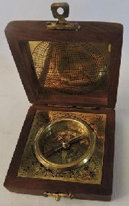 Antique Box Compass