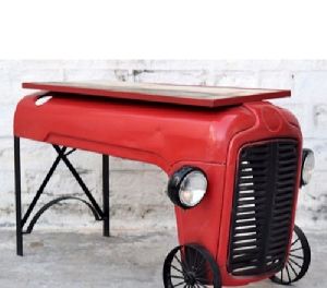 Tractor Shape Automotive Counter Table