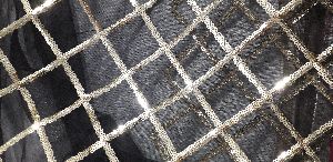 Net sequins embroidery fabric