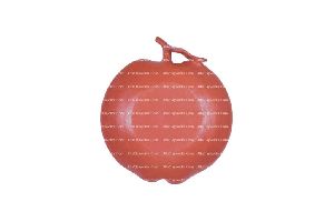DEEP RED APPLE SHAPED TRAY
