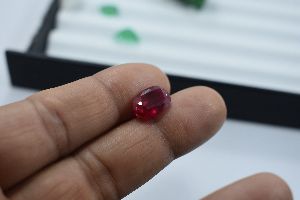 Red Ruby Corundum Natural Ruby Gemstone
