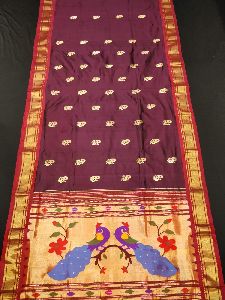 Paithani Handloom Silk Sarees