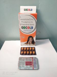 GOCOLD  Phenylphrine,Levocetirizine Di Hcl,Paracetamol Tablets