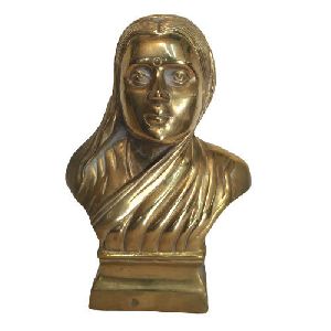 Ladies Brass Statue