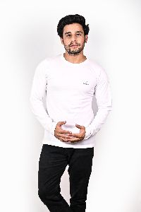 Men Cotton and Polycotton Full Sleeve T-shirts