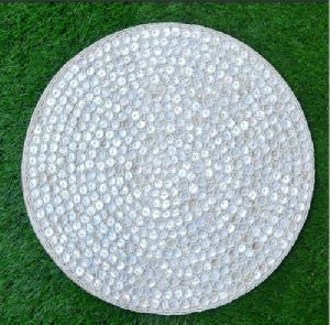 14.5 Inch Glass Beaded Table Mats