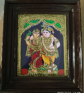 Krishna Radha Tanjore Painting