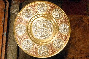 Tanjore art plate with