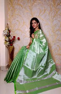 Banarasi Tissue dyeable saree