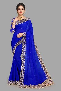 georgette designer saree