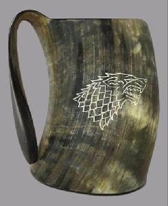 Printed Horn Mug