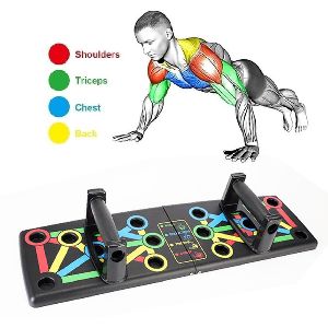 PORTABLE PUSH UP BOARD SYSTEM BODY BUILDING EXERCISE TOOL