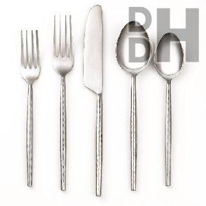 5 Pcs Shiny Steel Cutlery Set