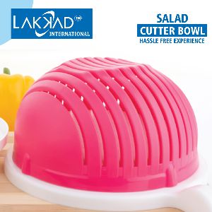 Salad Maker Bowl With Safety Holder Slicer Plate 2In1