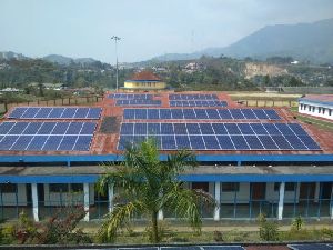 Solar rooftop power plant in Indirapuram