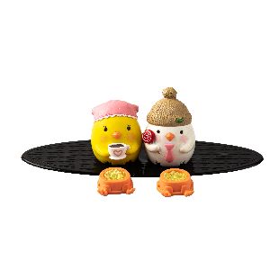 Motozoop Car Dashboard Toys Candy and Coffe Feel Good Car Home Decor (Pack 2)