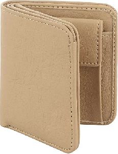 SOLOWAY Boys Cream Artificial Leather Wallet - Regular Size (5 Card Slots)
