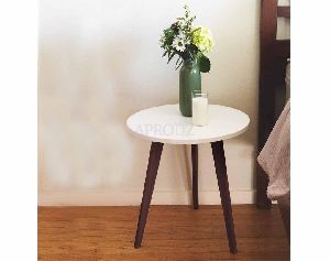 Round Tabletop End Table
