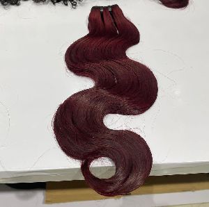 Burgundy Weft Hair Extension