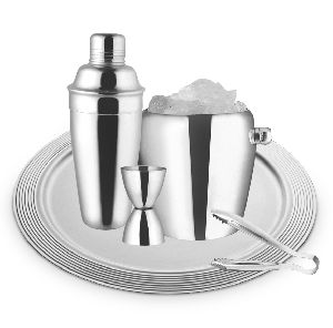 Stainless Steel 5 Piece Bar Set