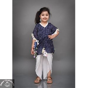 Kids Kaftan with Dhoti Pants